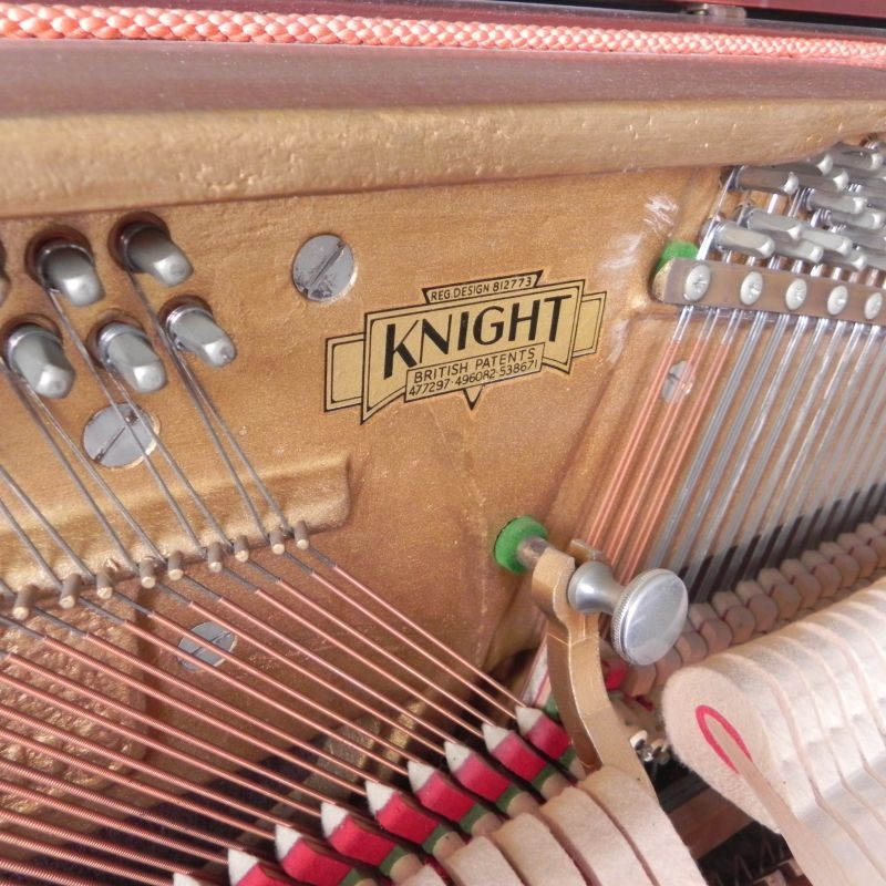 Knight upright Piano in Walnut – Gallery image – Roberts Pianos Oxford