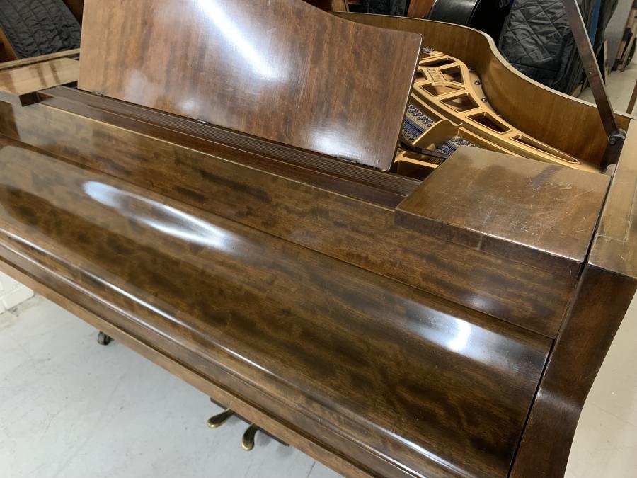 Bluthner style IVa grand Piano in mahogany – Gallery image – Roberts Pianos Oxford