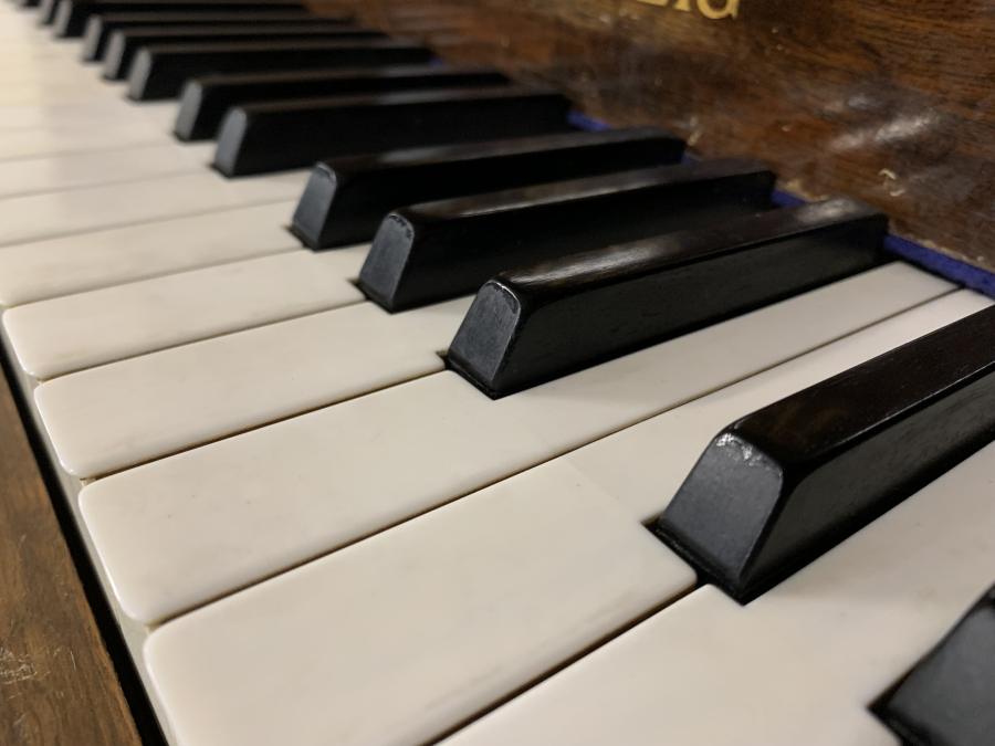Bluthner style IVa grand Piano in mahogany – Gallery image – Roberts Pianos Oxford