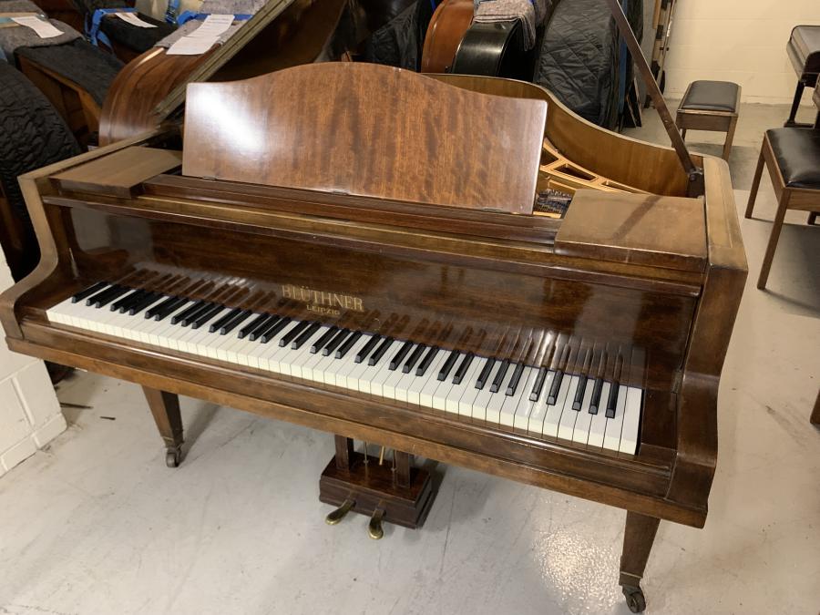 Bluthner style IVa grand Piano in mahogany – Featured image – Roberts Pianos Oxford