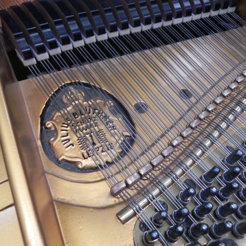 Bluthner Style VIII grand Piano in bright black – Gallery image – Roberts Pianos Oxford