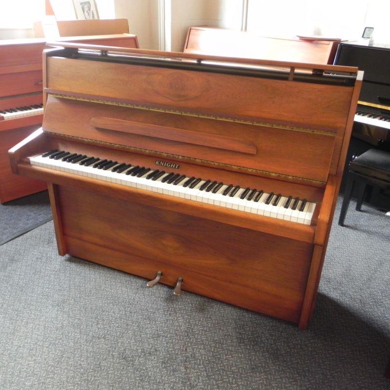 Knight K10 upright Piano in Walnut – Featured image – Roberts Pianos Oxford