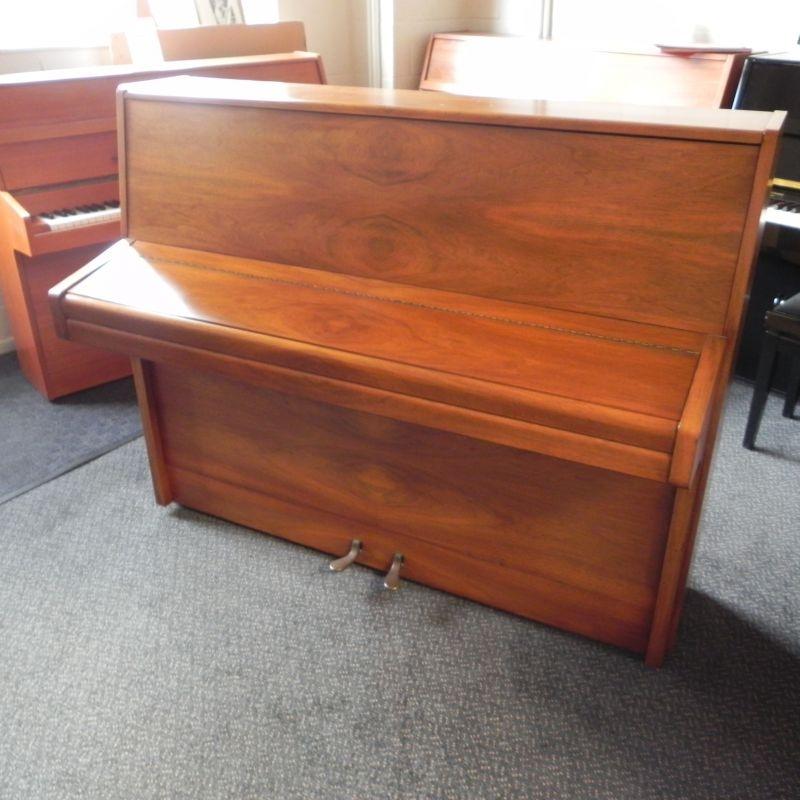 Knight K10 upright Piano in Walnut – Gallery image – Roberts Pianos Oxford