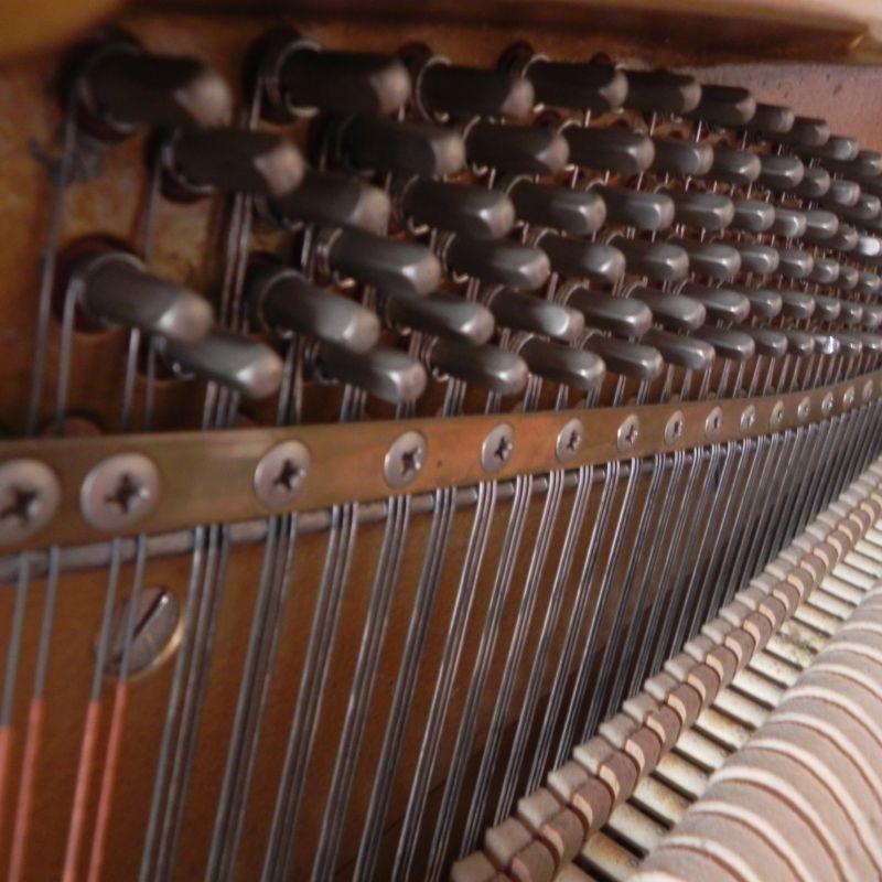 Knight K10 upright Piano in Walnut – Gallery image – Roberts Pianos Oxford