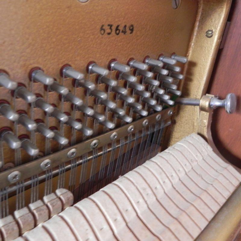 Knight K10 upright Piano in Walnut – Gallery image – Roberts Pianos Oxford