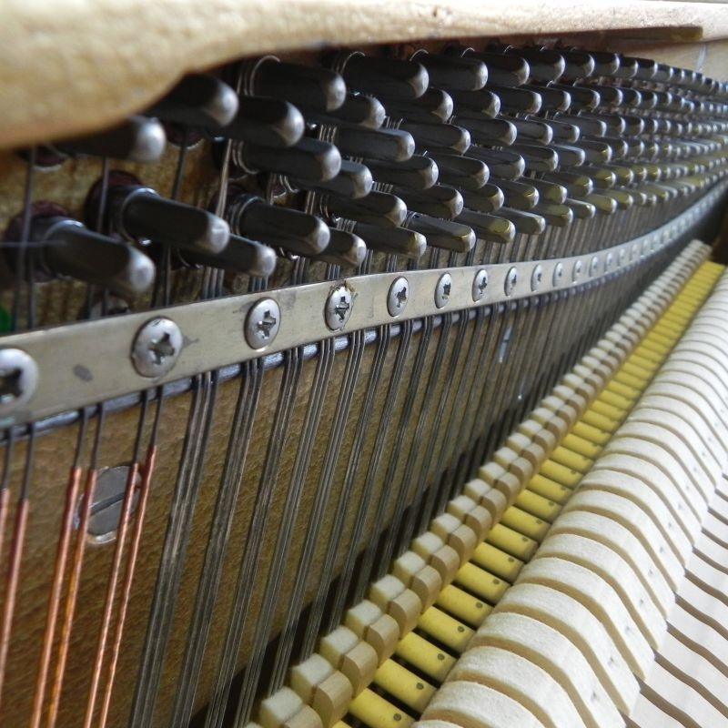 Knight K6 upright Piano in Teak – Gallery image – Roberts Pianos Oxford