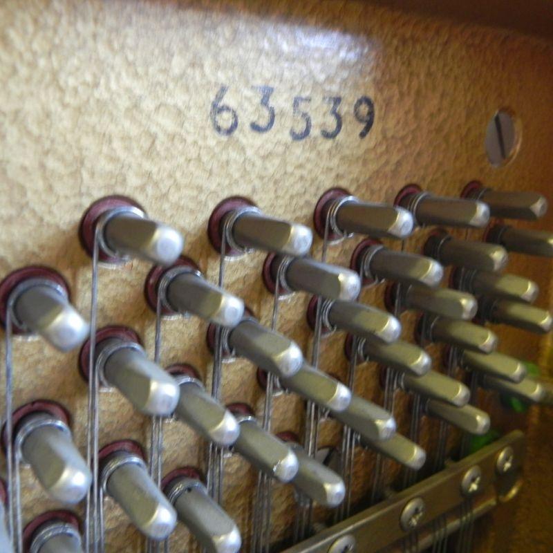 Knight K6 upright Piano in Teak – Gallery image – Roberts Pianos Oxford