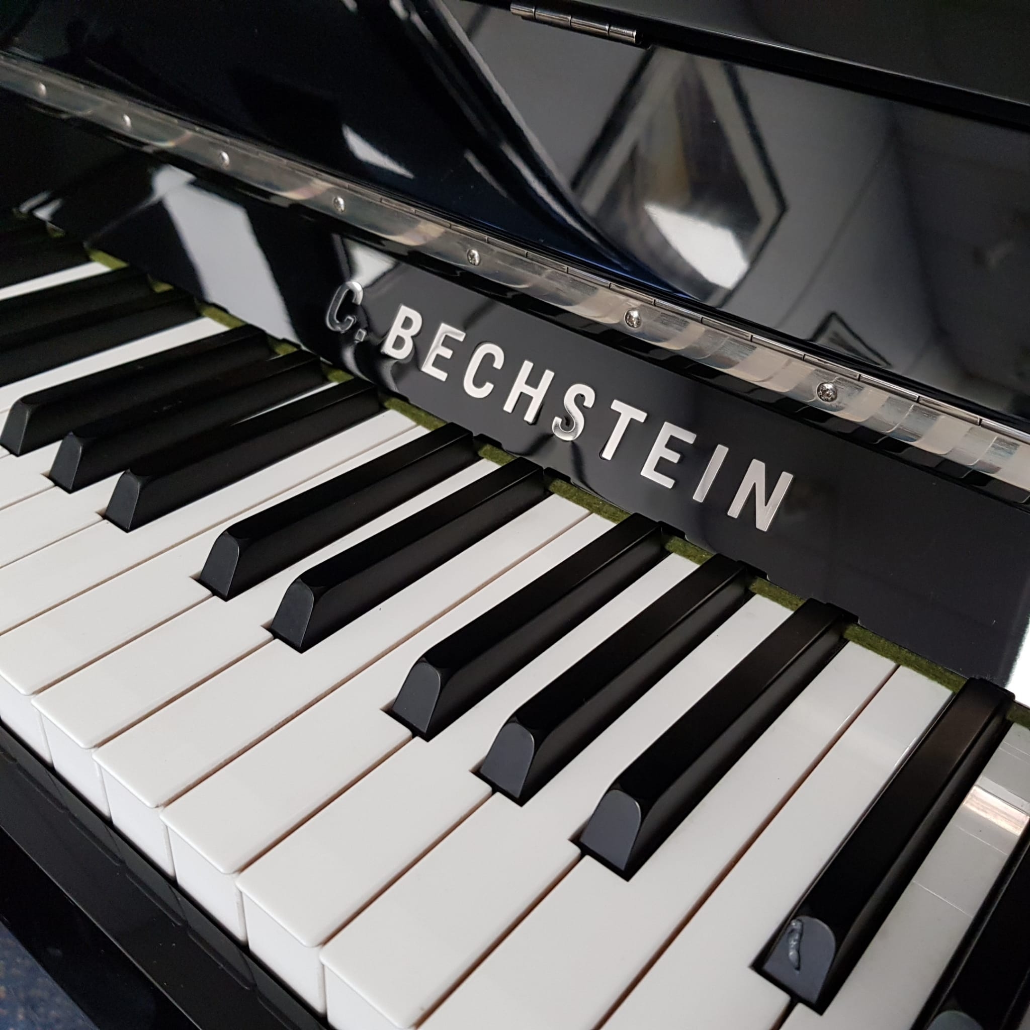 Bechstein Millenium 116 upright Piano in Black – Gallery image – Roberts Pianos Oxford
