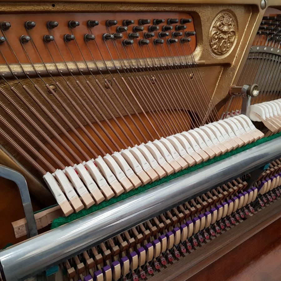 Grotrian Steinweg 120 upright Piano in Mahogany – Gallery image – Roberts Pianos Oxford