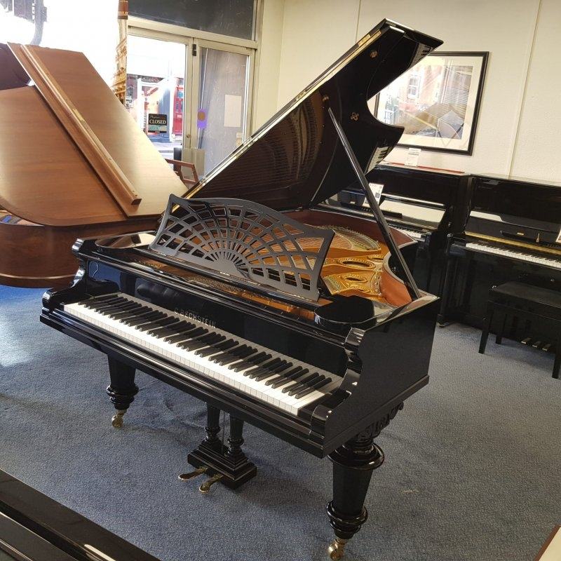 Bechstein Model V grand Piano in Bright black – Featured image – Roberts Pianos Oxford
