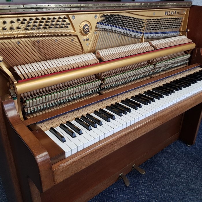 Welmar upright Piano in mahogany – Gallery image – Roberts Pianos Oxford