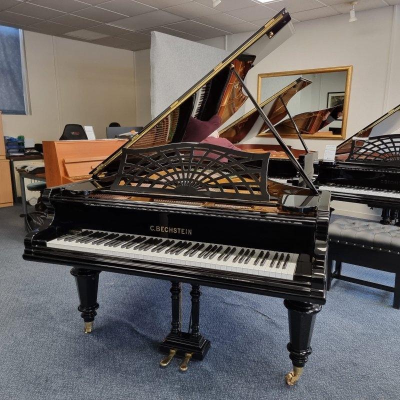 Bechstein Model V grand Piano in Bright black – Featured image – Roberts Pianos Oxford