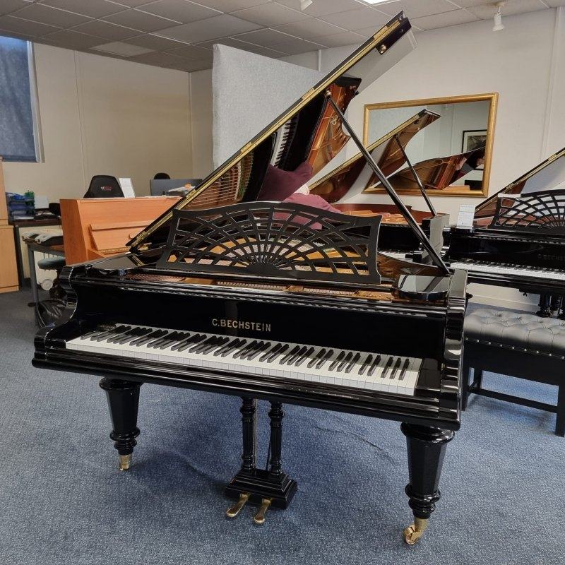Bechstein Model V grand Piano in Bright black – Featured image – Roberts Pianos Oxford