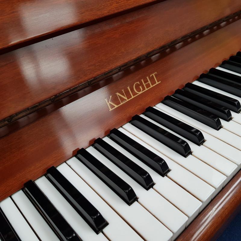 Knight K20 upright Piano in mahogany – Gallery image – Roberts Pianos Oxford