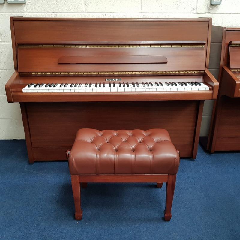 Knight K10 upright Piano in mahogany – Gallery image – Roberts Pianos Oxford