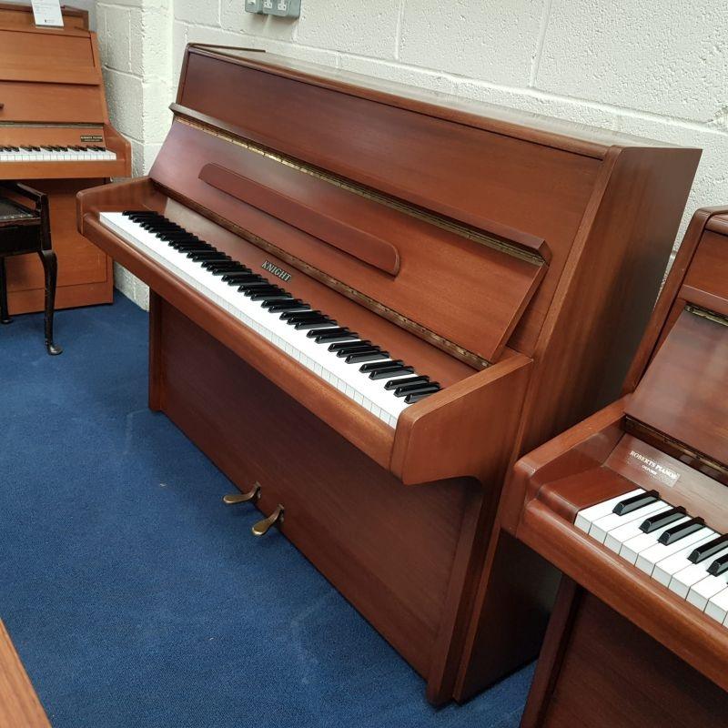 Knight K10 upright Piano in mahogany – Featured image – Roberts Pianos Oxford