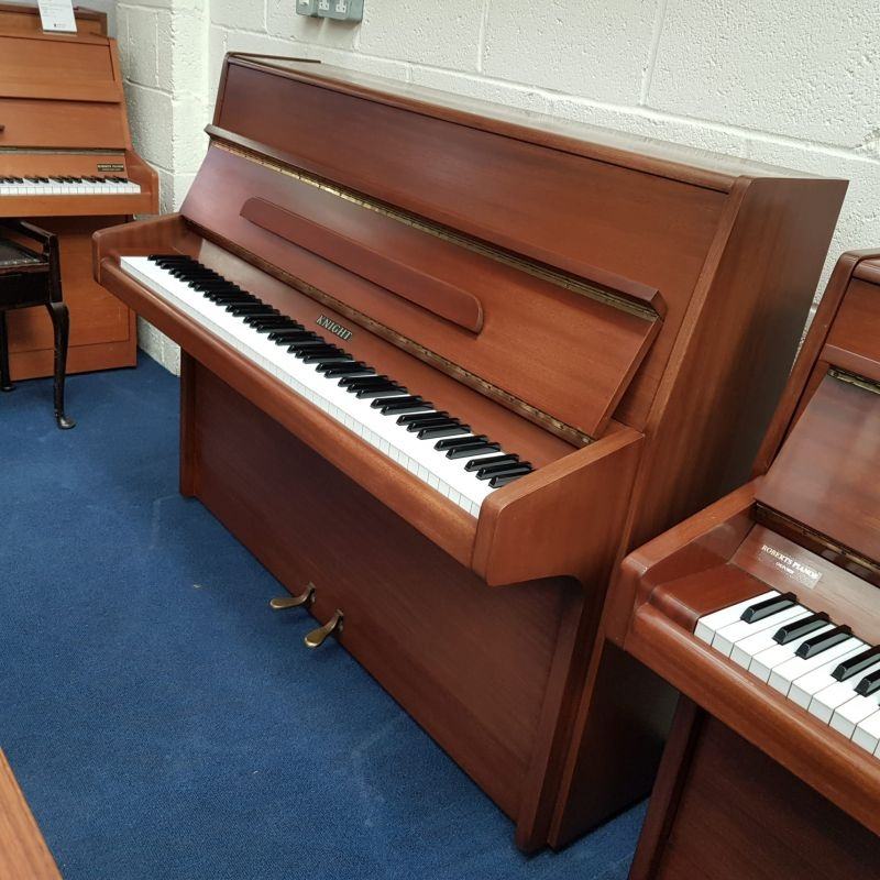 Knight K10 upright Piano in mahogany – Featured image – Roberts Pianos Oxford
