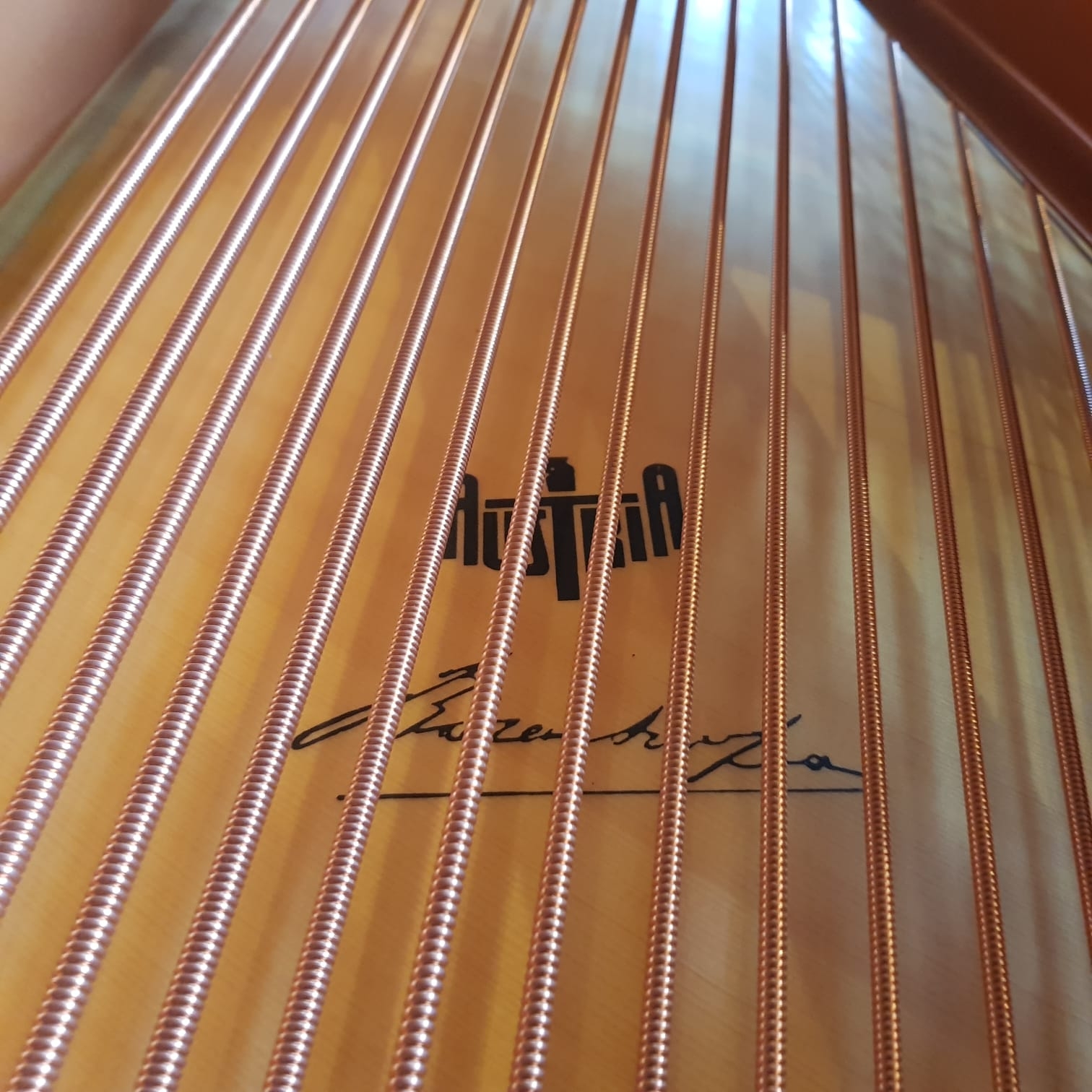 Bosendorfer Imperial grand Piano in dark walnut – Gallery image – Roberts Pianos Oxford