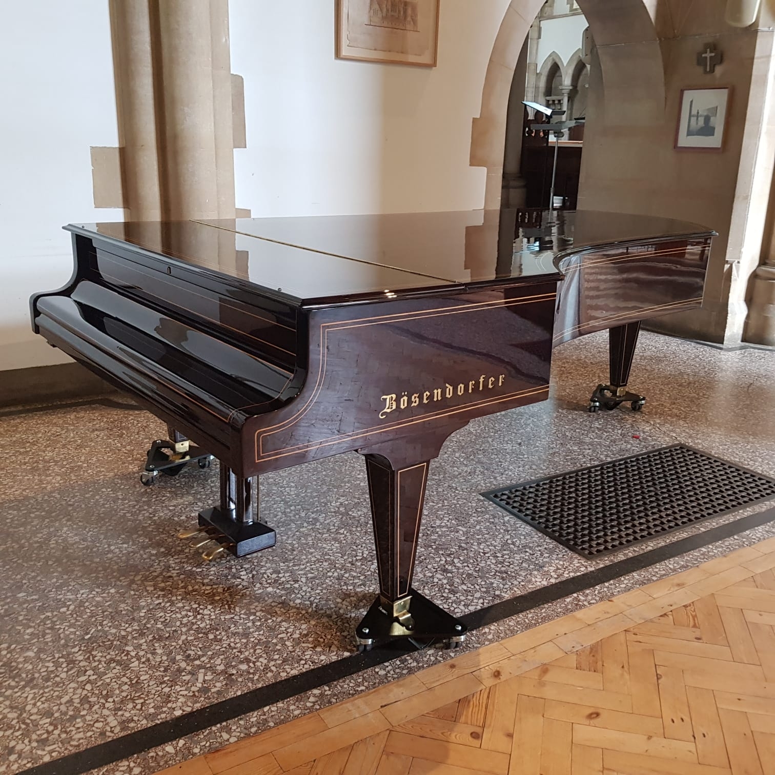 Bosendorfer Imperial grand Piano in dark walnut – Gallery image – Roberts Pianos Oxford