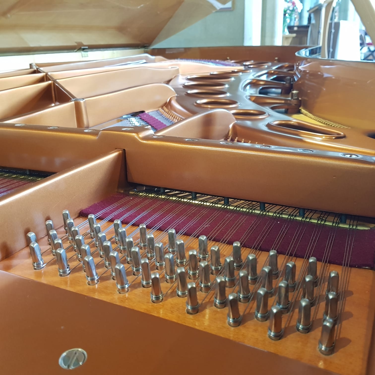 Bosendorfer Imperial grand Piano in dark walnut – Gallery image – Roberts Pianos Oxford