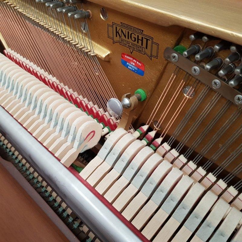 Knight K20 upright Piano in mahogany – Gallery image – Roberts Pianos Oxford