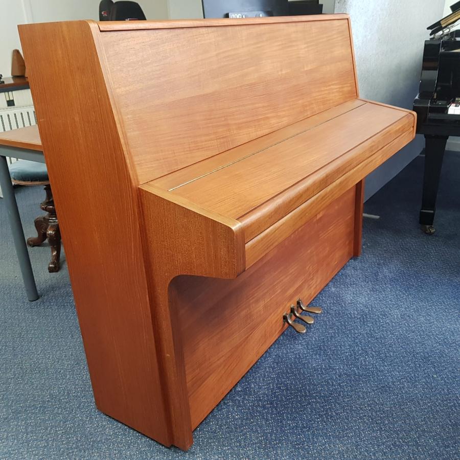 Knight K10 3 pedal upright Piano in teak – Gallery image – Roberts Pianos Oxford