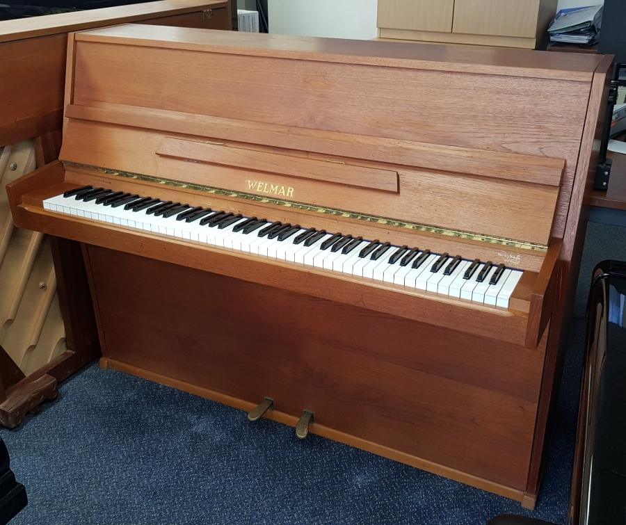 Welmar upright Piano in mahogany – Featured image – Roberts Pianos Oxford