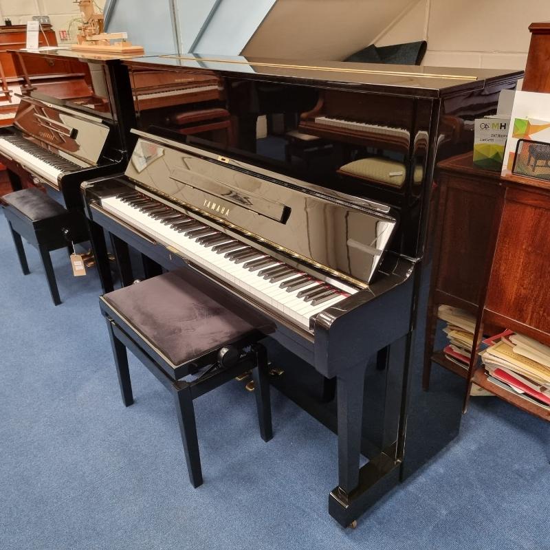 Yamaha U1H upright Piano in Black – Featured image – Roberts Pianos Oxford