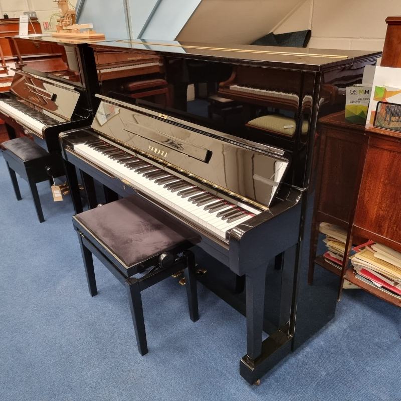 Yamaha U1H upright Piano in Black – Featured image – Roberts Pianos Oxford