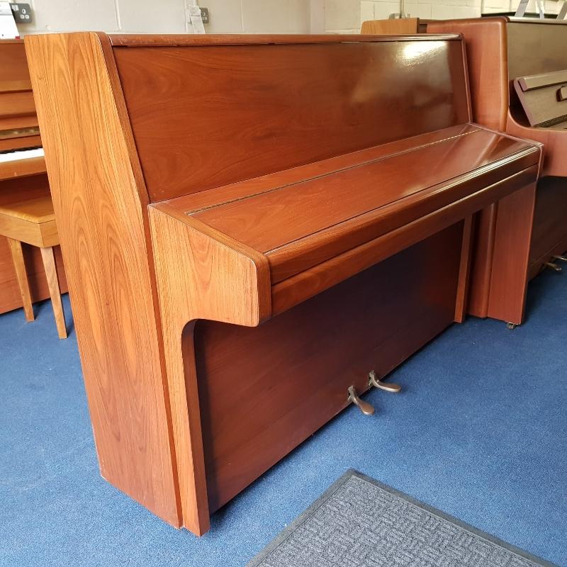 Knight K6 upright Piano in Teak – Gallery image – Roberts Pianos Oxford