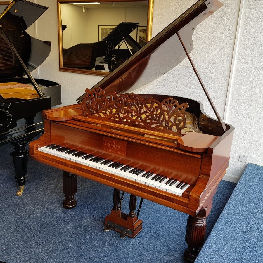 Steinway A 85 note grand Piano in Rosewood – Featured image – Roberts Pianos Oxford