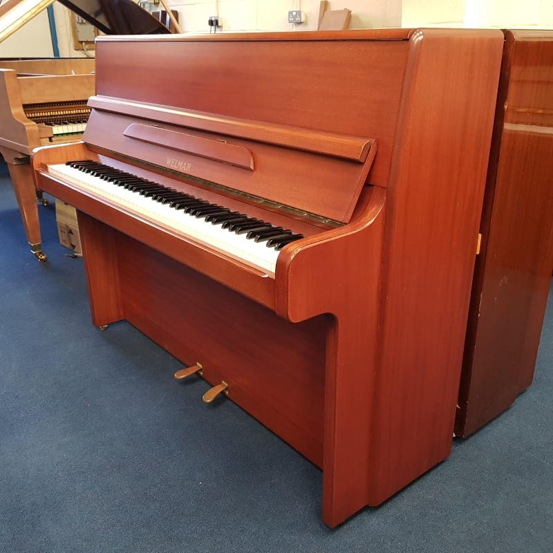 Welmar A2 upright Piano in mahogany – Featured image – Roberts Pianos Oxford