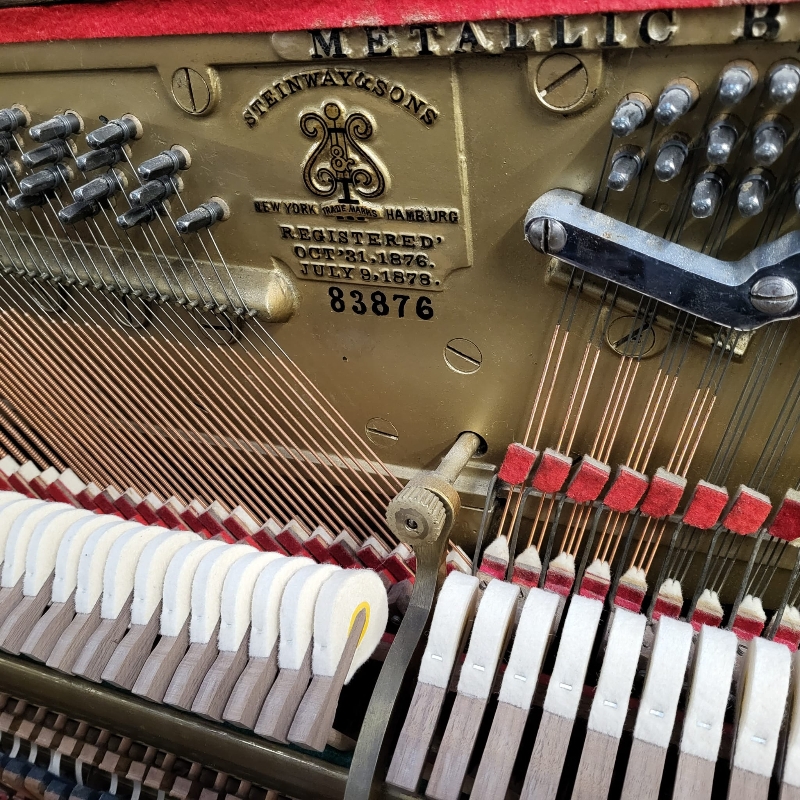 Steinway upright Piano in rosewood – Gallery image – Roberts Pianos Oxford