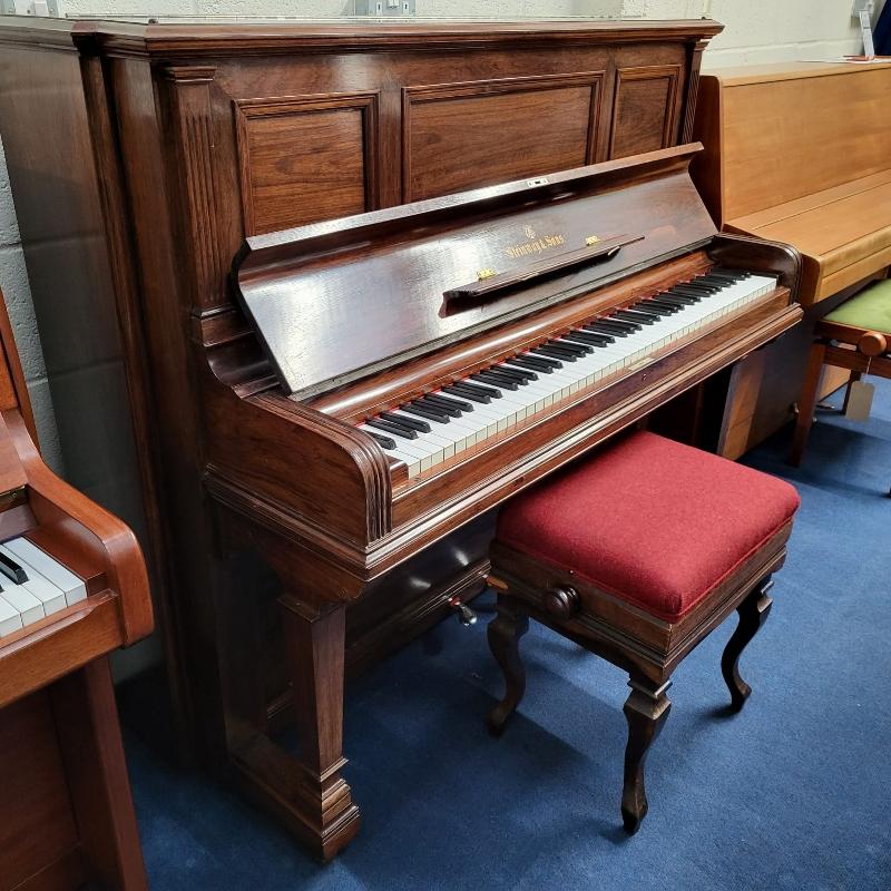 Steinway upright Piano in rosewood – Featured image – Roberts Pianos Oxford