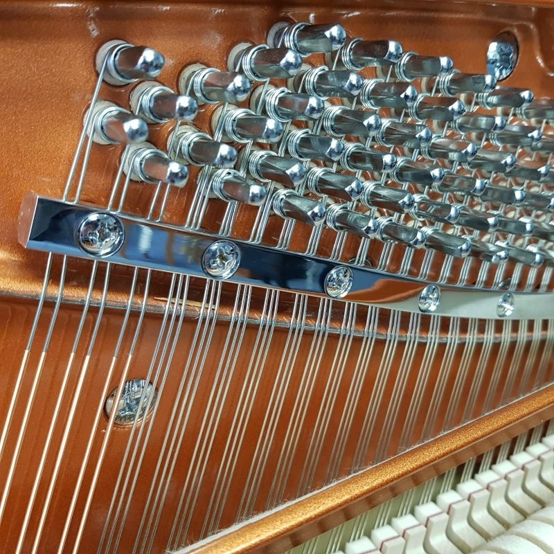 Feurich 122 upright Piano in Black – Gallery image – Roberts Pianos Oxford