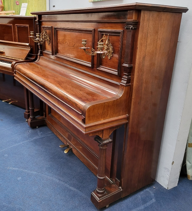 Bluthner upright Piano in rosewood – Gallery image – Roberts Pianos Oxford