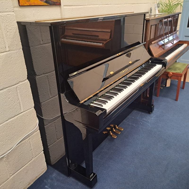 Yamaha U3H upright Piano in black polyester – Featured image – Roberts Pianos Oxford