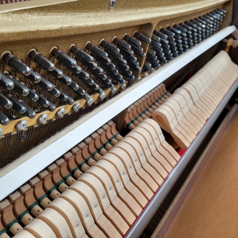 Fazer upright Piano in Light teak – Gallery image – Roberts Pianos Oxford