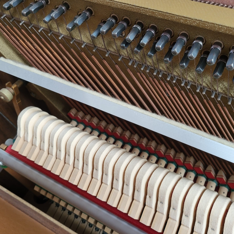 Fazer upright Piano in Light teak – Gallery image – Roberts Pianos Oxford