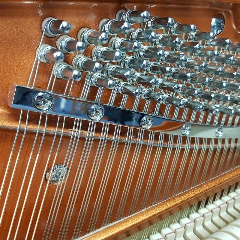 Feurich 122 upright Piano in Black – Gallery image – Roberts Pianos Oxford