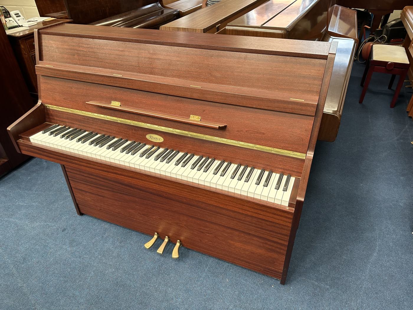 Kemble Compact upright Piano in mahogany – Featured image – Roberts Pianos Oxford