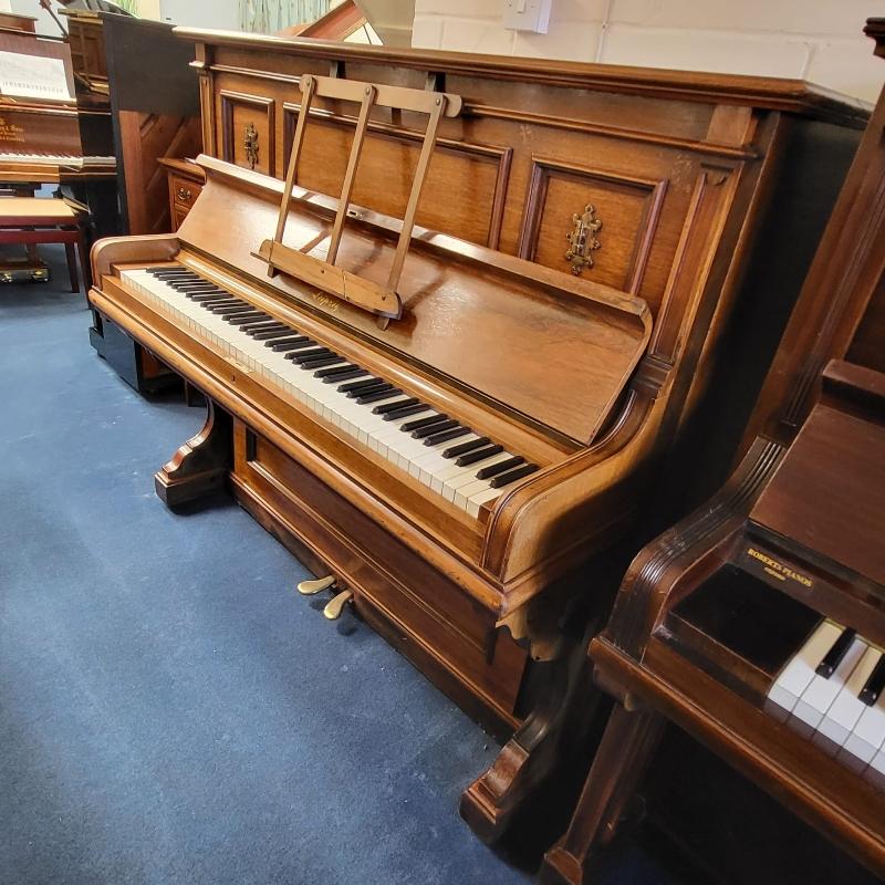 Bluthner 130 upright Piano in rosewood – Featured image – Roberts Pianos Oxford