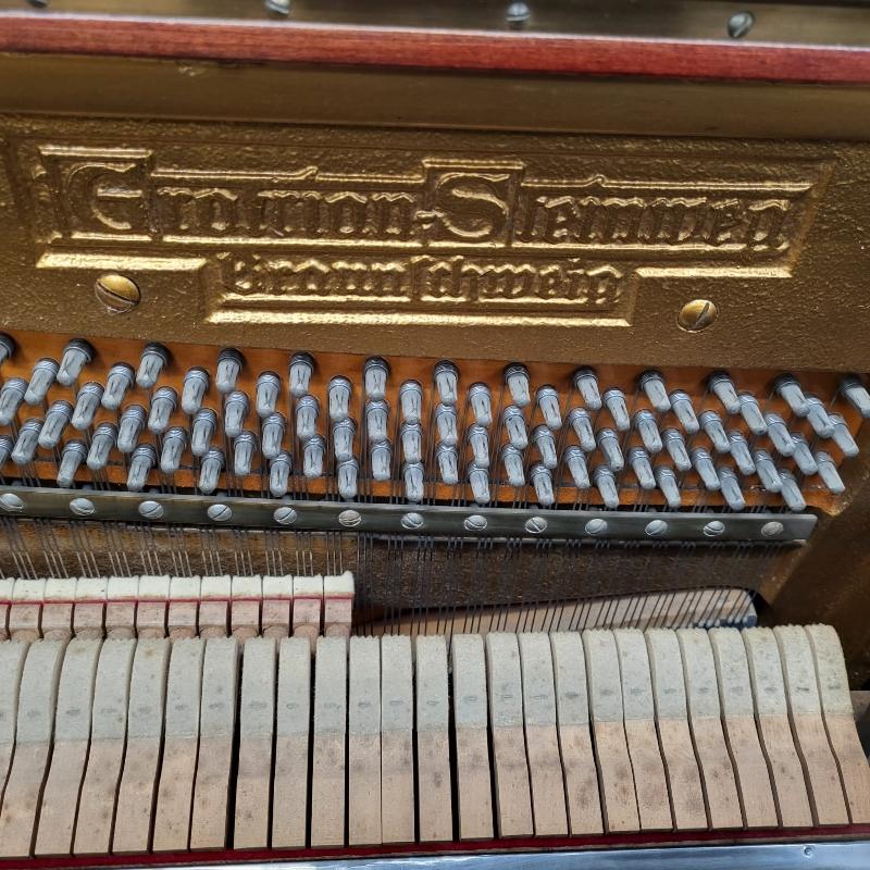 Grotrian Steinweg 120 upright Piano in mahogany – Gallery image – Roberts Pianos Oxford