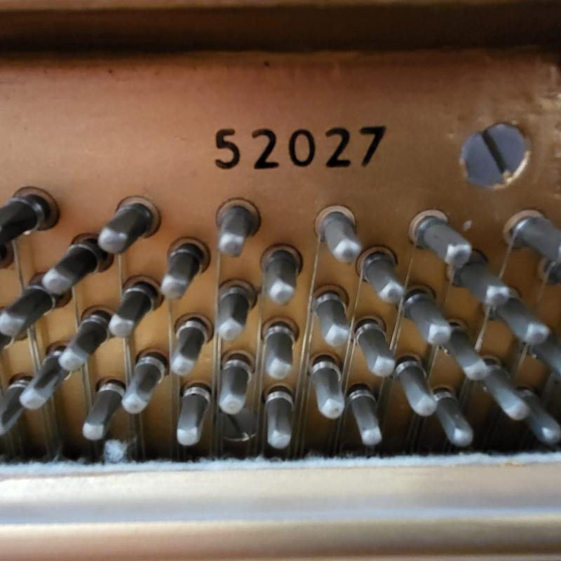 Knight K6 upright Piano in Teak – Gallery image – Roberts Pianos Oxford