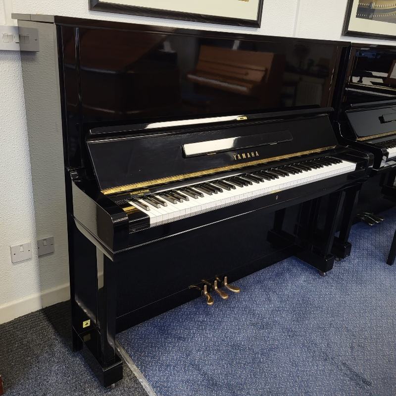 Yamaha U3 upright Piano in black polyester – Featured image – Roberts Pianos Oxford
