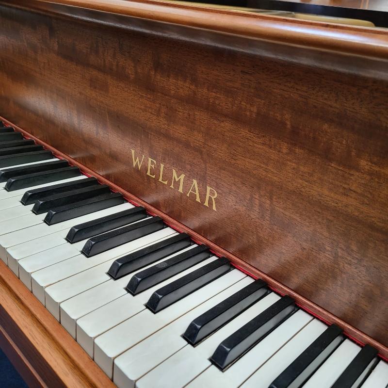 Welmar 4ft 6in grand Piano in Mahogany – Gallery image – Roberts Pianos Oxford