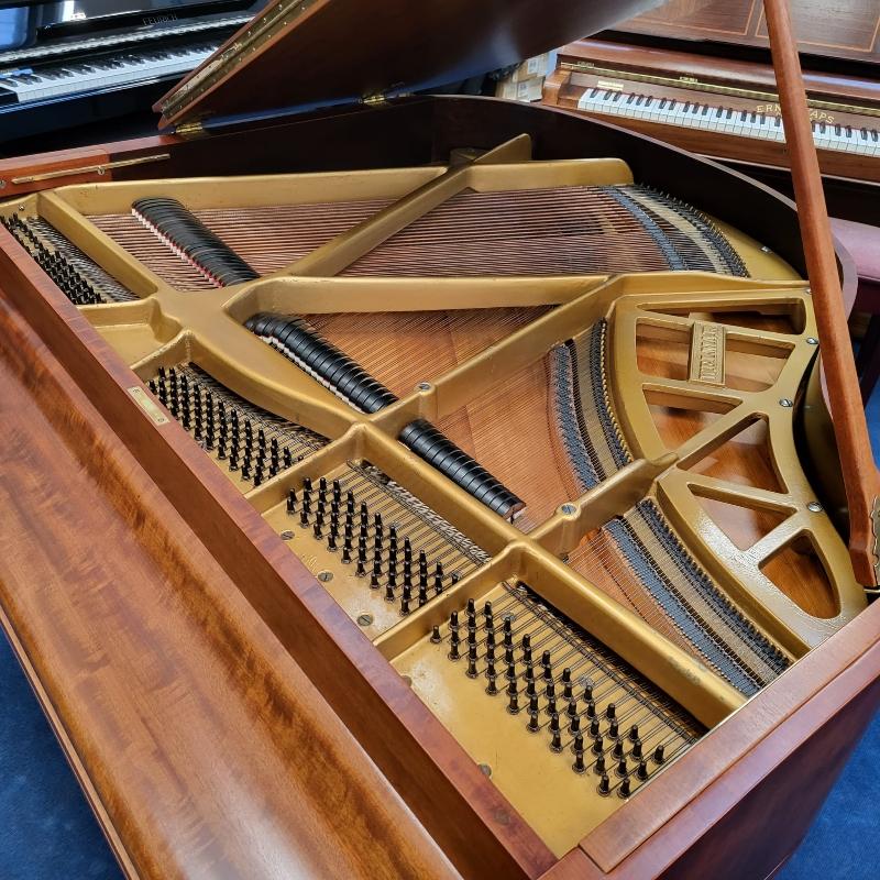 Welmar 4ft 6in grand Piano in Mahogany – Gallery image – Roberts Pianos Oxford