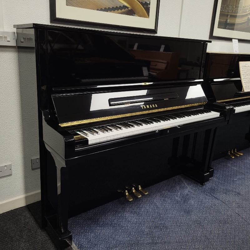 Yamaha U3H upright Piano in black polyester – Featured image – Roberts Pianos Oxford