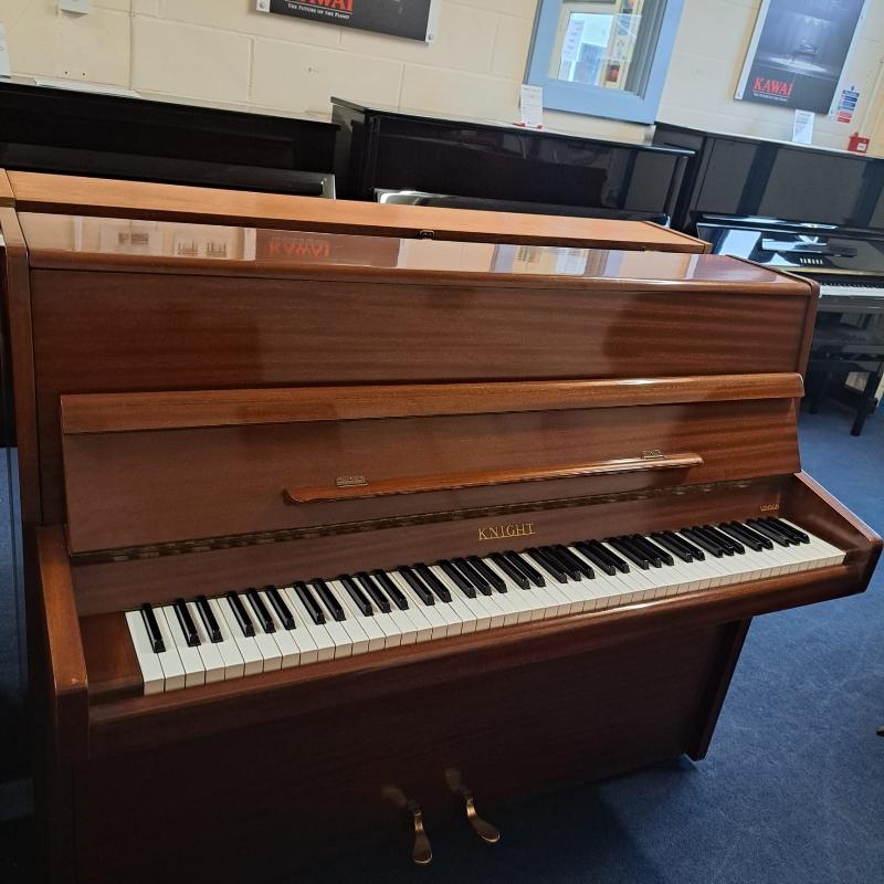 Knight K10 upright Piano in mahogany – Featured image – Roberts Pianos Oxford