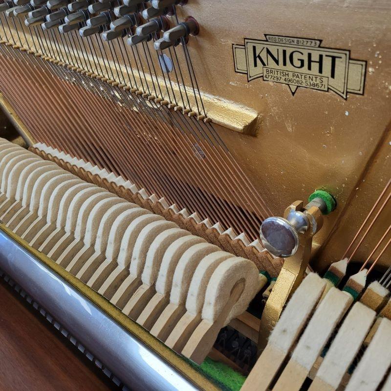 Knight K10 upright Piano in walnut – Gallery image – Roberts Pianos Oxford